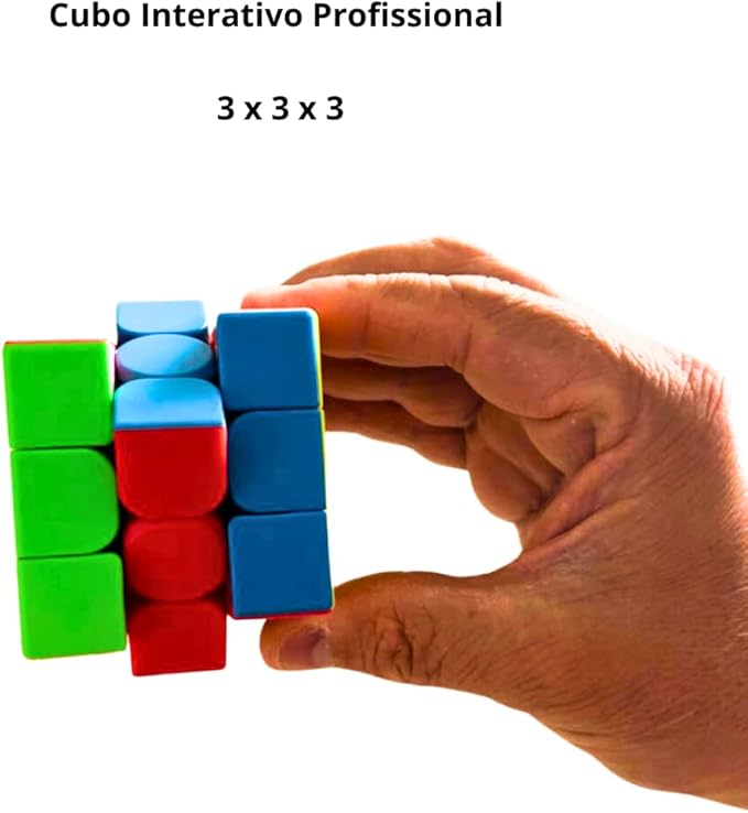 Cubo mágico cúbico de 3x3x3 piezas Moyu