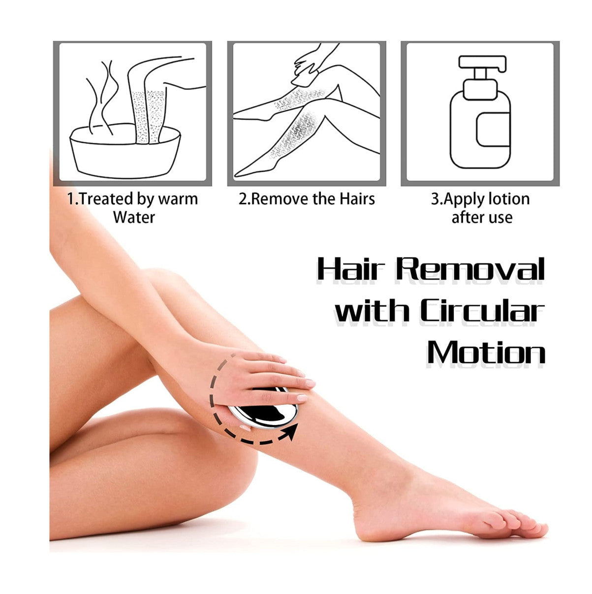 Piedra Depiladora Cristal Nueva Tecnolog