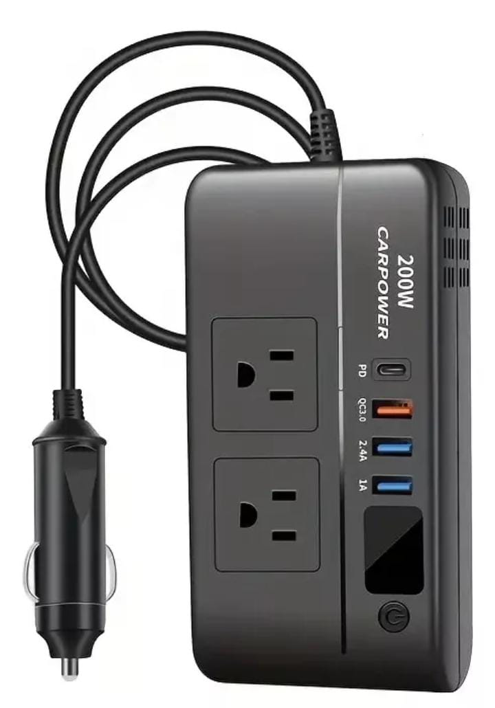 Convertidor De Corriente Para Auto 200w8
