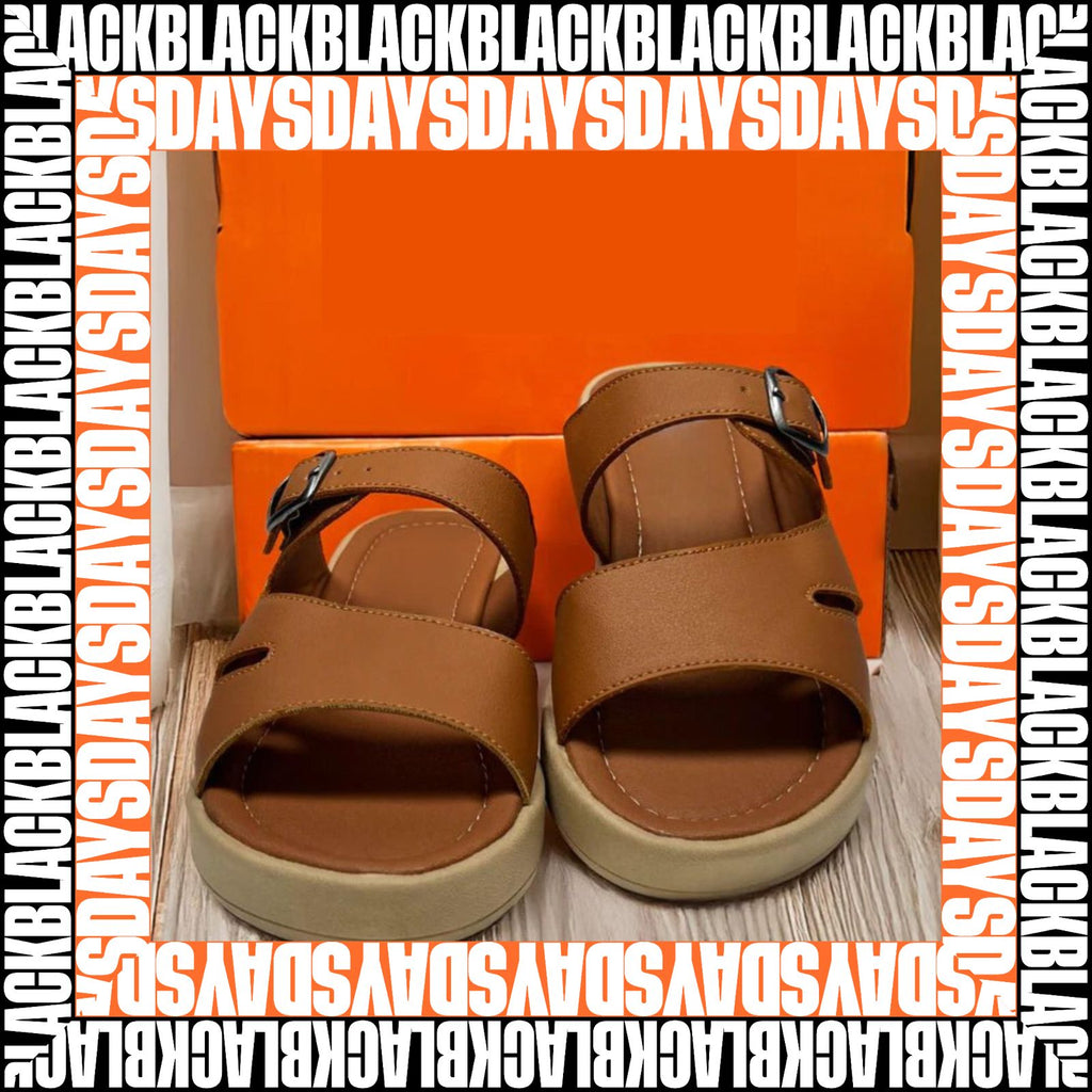 SANDALIA CON BROCHE AJUSTABLE BLACK DAYS